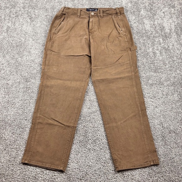 Abercrombie & Fitch Other - Abercrombie & Fitch Chino Pants Mens 31x28 Brown Stretch Vintage Y2K